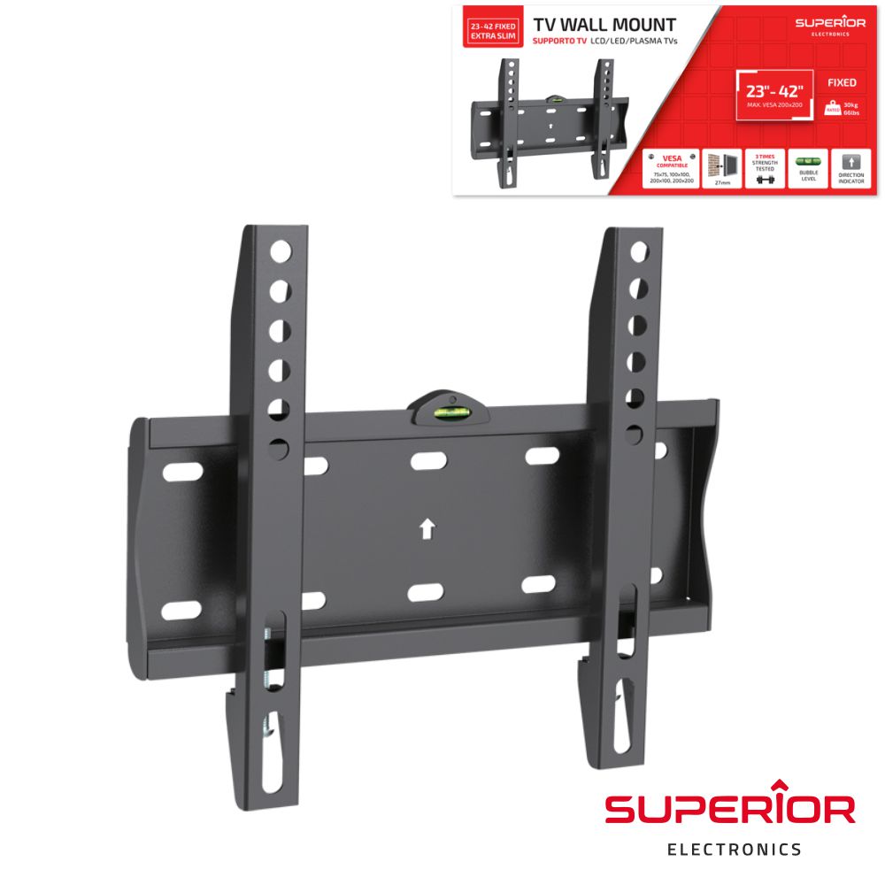 Suporte Lcd/LED 23/42" Fixo Slim Vesa 200/200 30kg