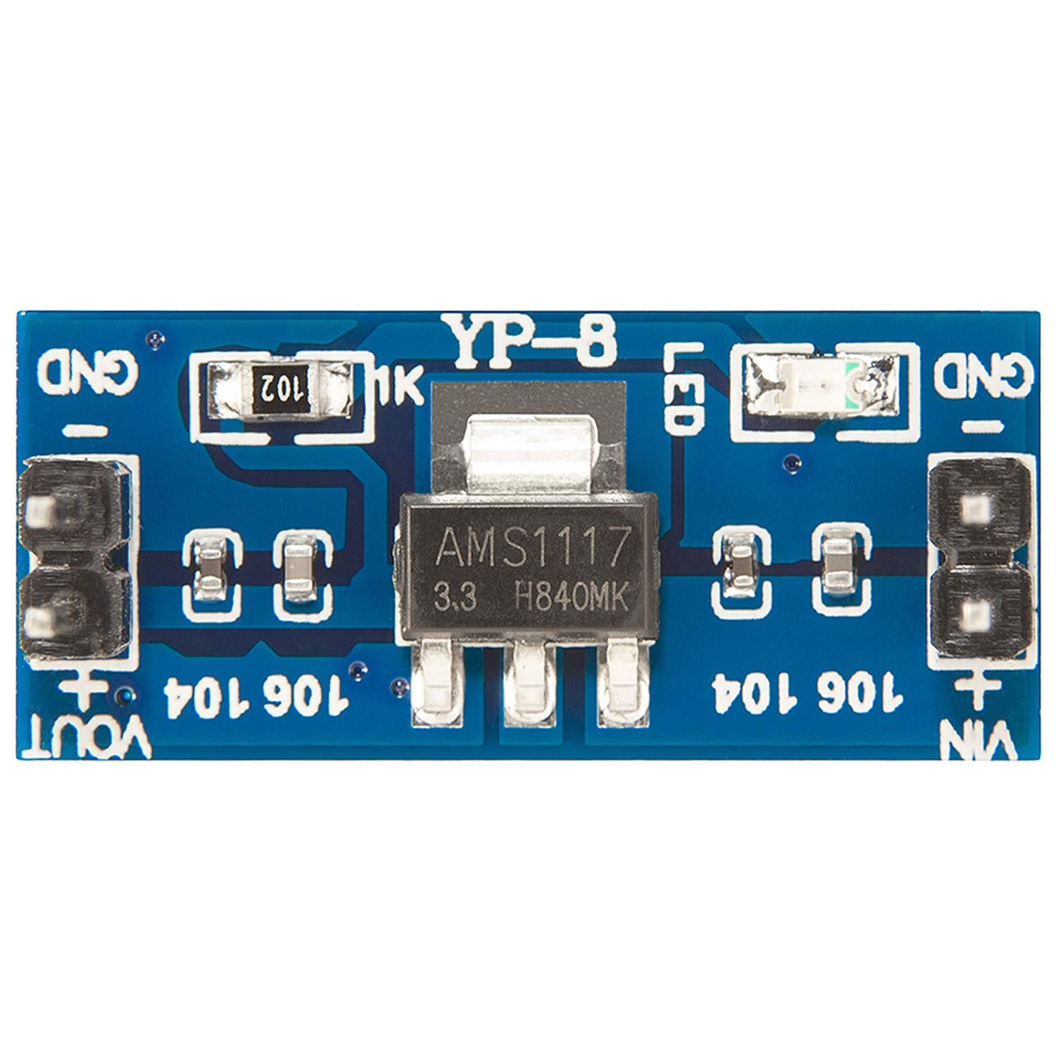 AMS1117 regulador de Voltagem 3,3V modulo para Raspberry Pi e Arduino