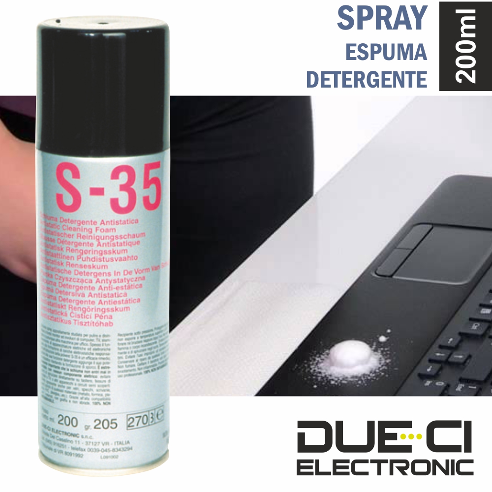 Spray De 200Ml Espuma Detergente Due-Ci S-35