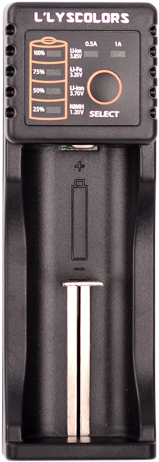 Carregador USB para Ni-MH, Ni-Cd, AA, AAA, A, SC, 18650, 26650, 16340, 14500