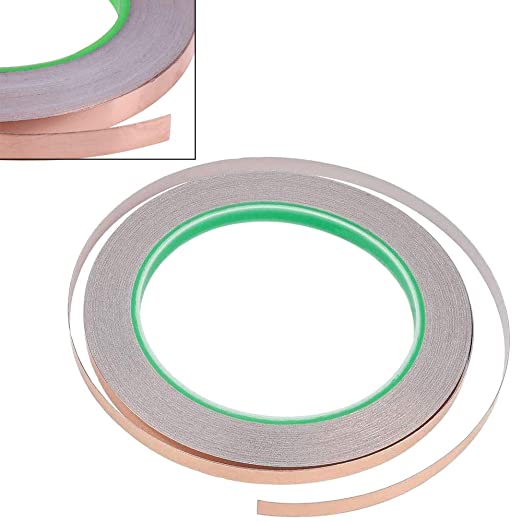 Fita adesiva de cobre largura 10 mm preço por 50 cm