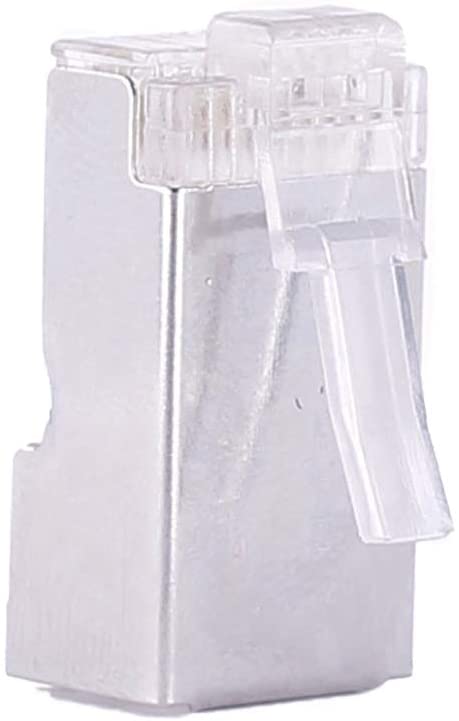 Conector Cat6 RJ45 Blindado não passante