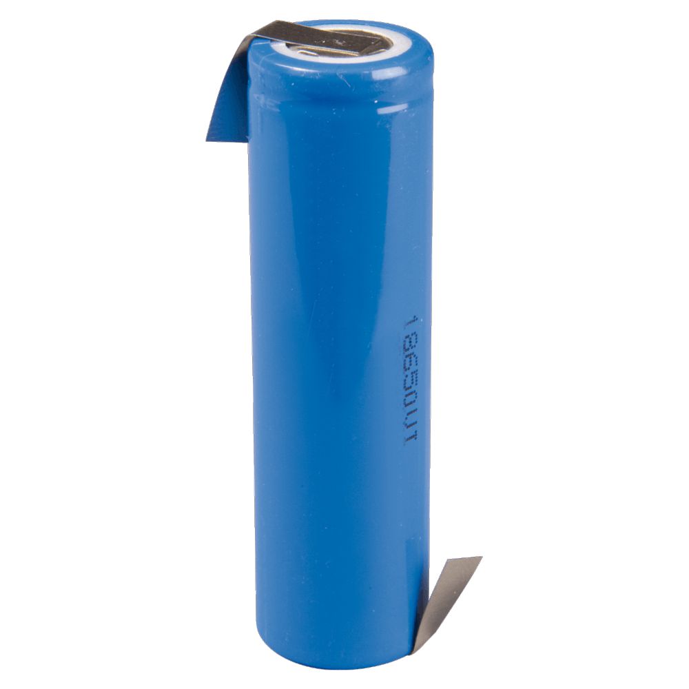 Bateria 18650 Lítio 3,7V 2000mA Recarregável C/ Patilhas ICR