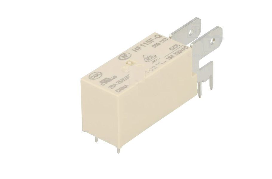 Relé SPST-NO 6VDC 20A/250VAC 20A