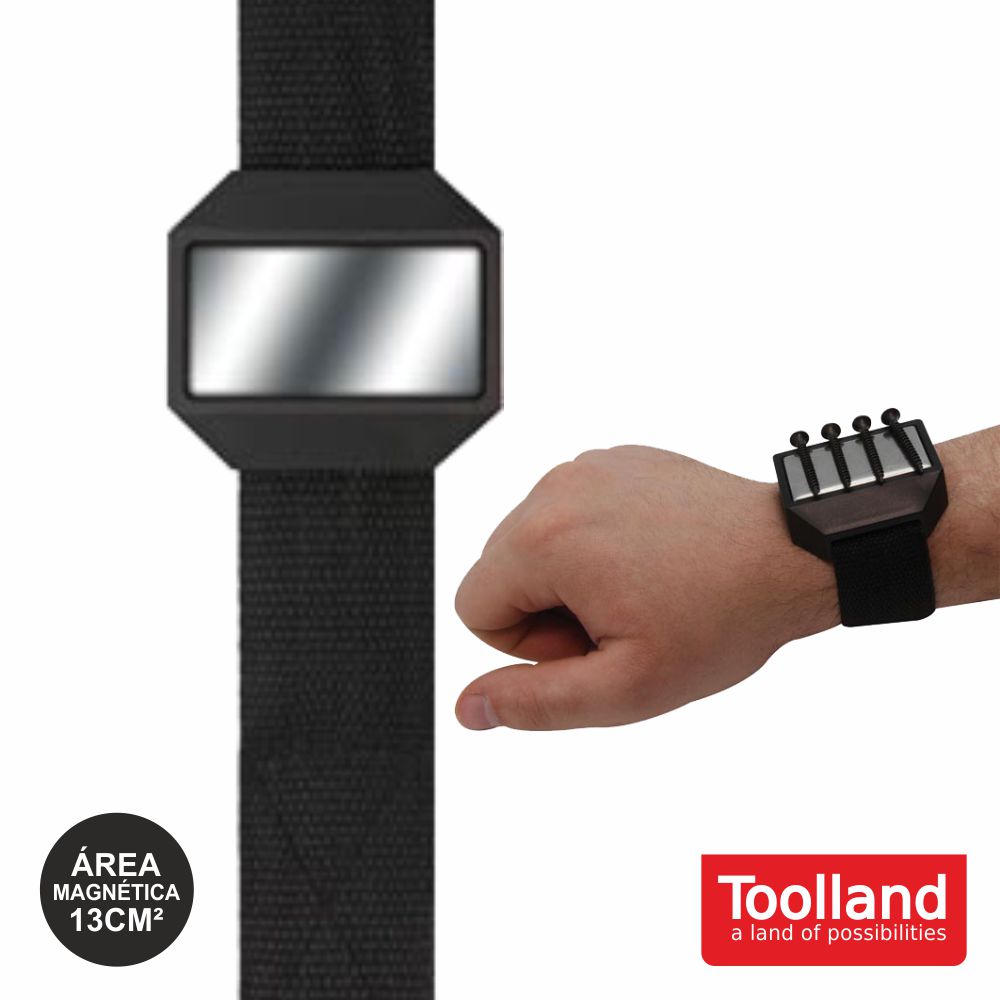 Pulseira Magnética 13Cm² Toolland