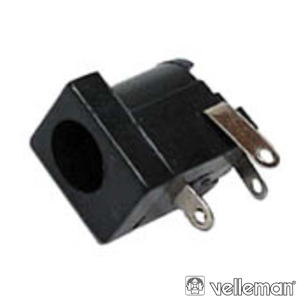 Ficha Alimentação DC Macho Ø2,1x5,5mm Painel