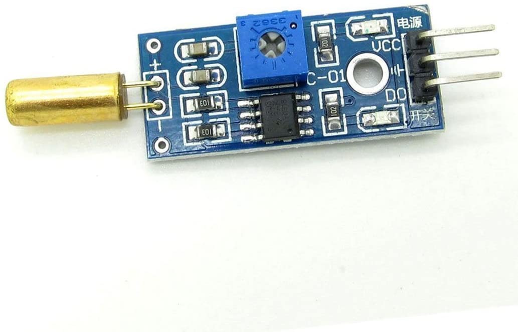 Placa módulo sensor de ângulo e inclinação SW-520D