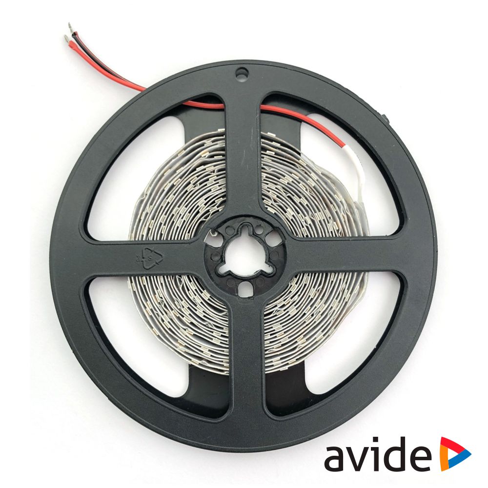 Fita led 300 LEDS 2835 3000K 12V 4,8W/m 5m IP20 AVIDE