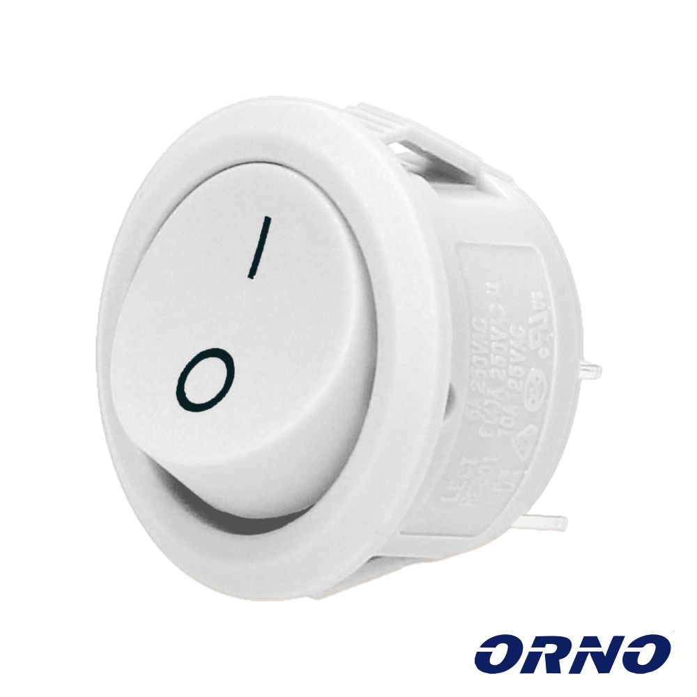 Interruptor Basculante On-Off Branco ORNO