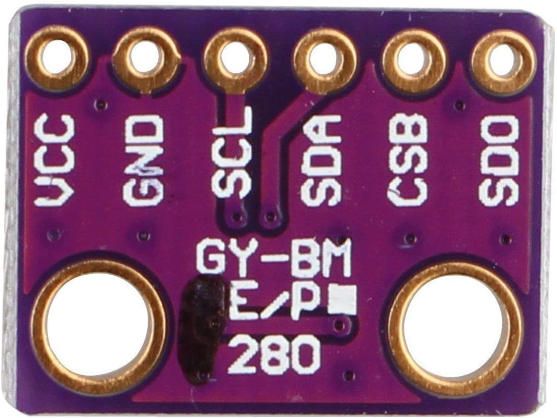 Placa módulo sensor barómetro pressão atmosférica BMP280 para Arduino
