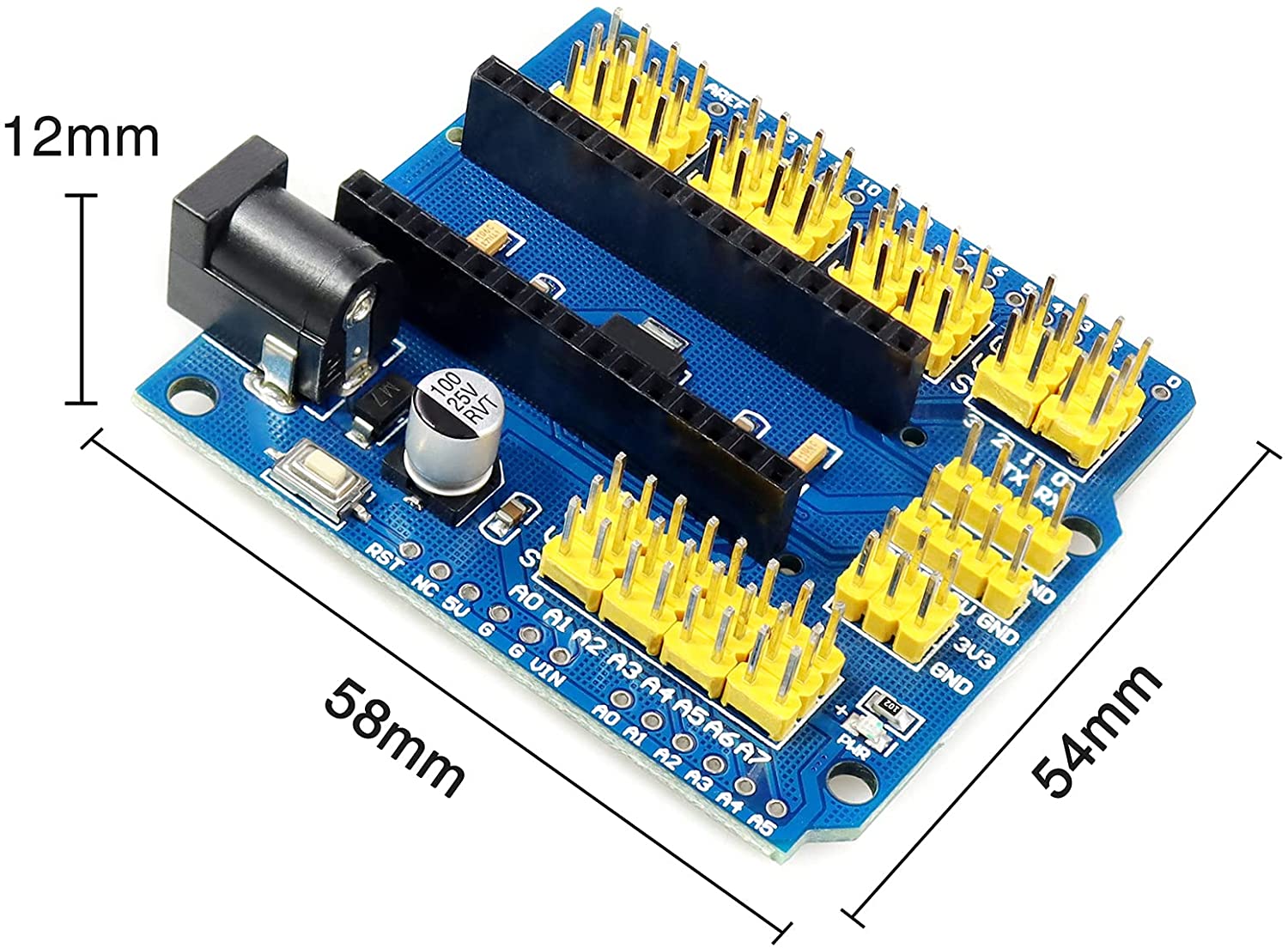 Placa de expansão para Arduino Nano