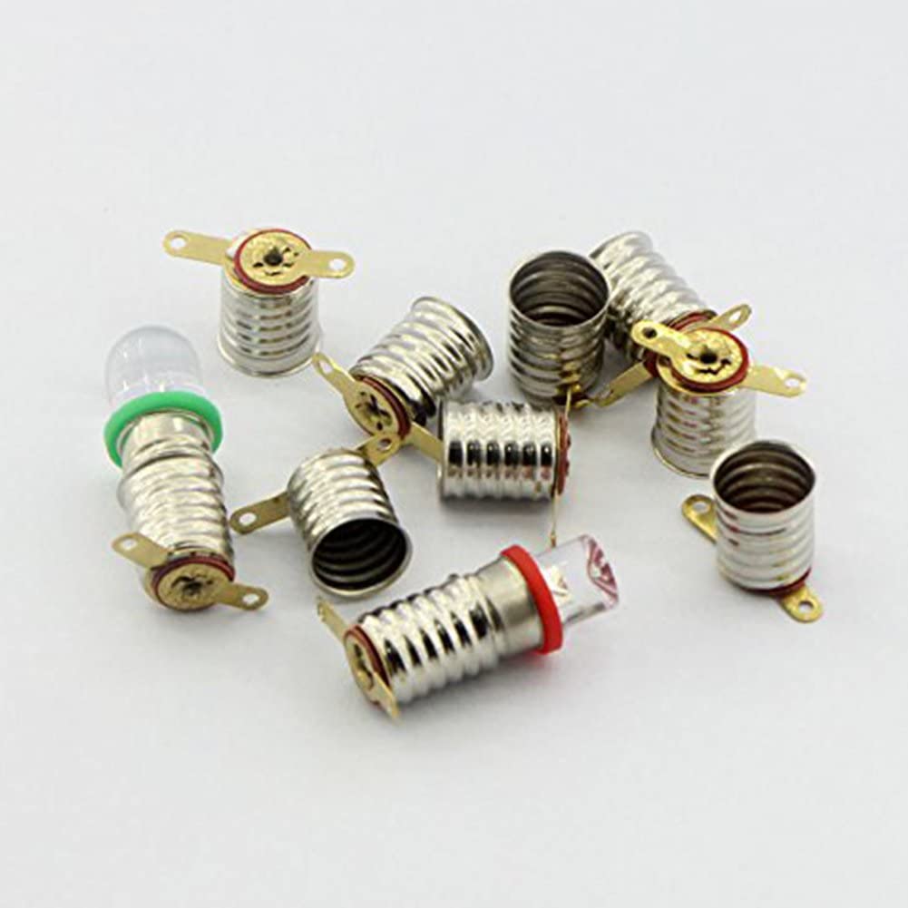 E10 3 V branco frio com base