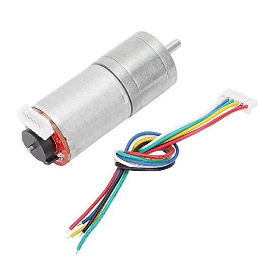 Motor de engrenagens DC 6 V com codificador (50RPM)