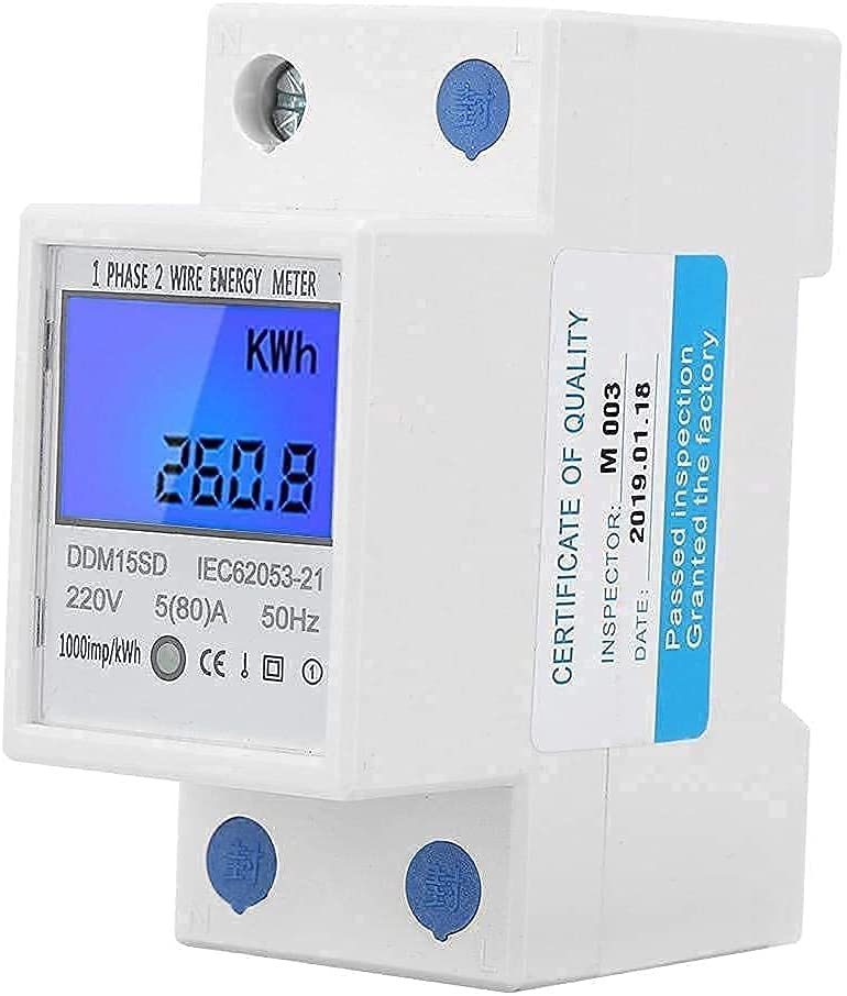Medidor De Consumo Elétrico Monofásico Modelo: DDM15SD