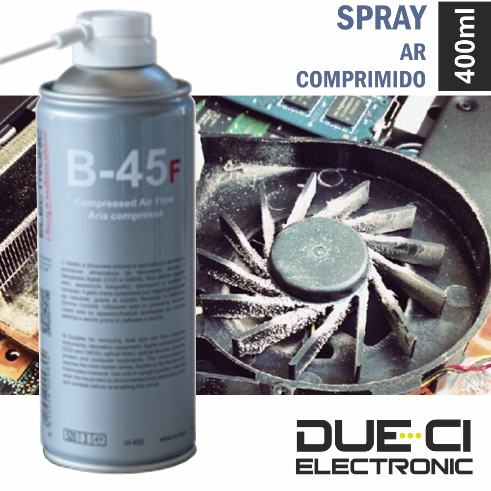 Spray De 400Ml Ar Comprimido Due-Ci B-45