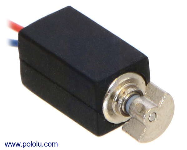 Vibrationsmotor 11,6 × 4,6 × 4,8 mm (3 V, offset-vægt) (#2265)