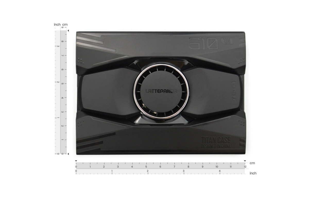 Titan Case, modelnummer 2 Alpha&Delta, NOT Compatible with LattePanda 3 Delta 864