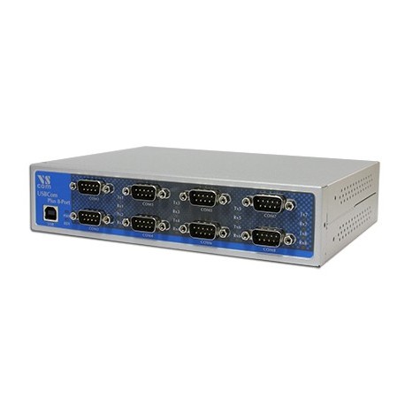 Convertisseur USB - 8 x RS232/RS422/RS485 (USB-8COM Plus)