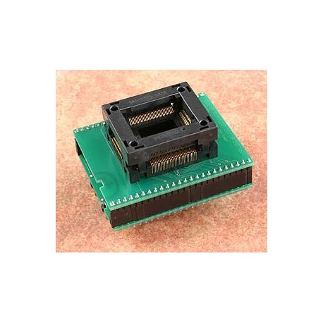 Adaptateur DIL48/PQFP100 ZIF ST62T80