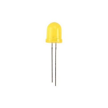 Led jaune diffusante 10 mm