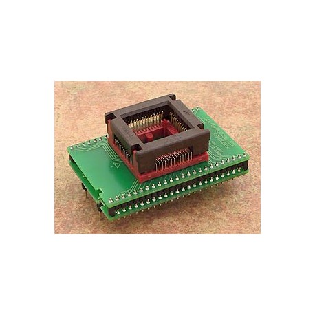 Adaptateur DIL48/PLCC52 ZIF 68HC05Bx