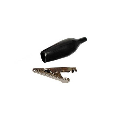 Pince crocodile 44 mm à souder - noir