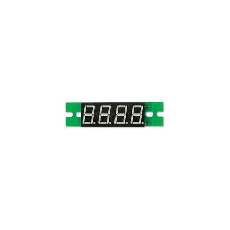 Afficheur rouge 4 digits à commande série