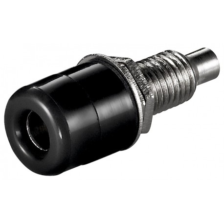 Douille 4 mm standard isolée - noir
