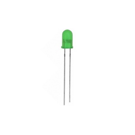 Led verte diffusante 5mm