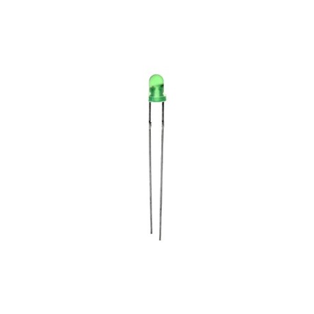 Led verte diffusante 3mm