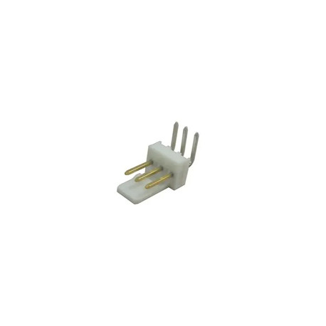 Connecteur mâle coudé 3 contacts pour PCB