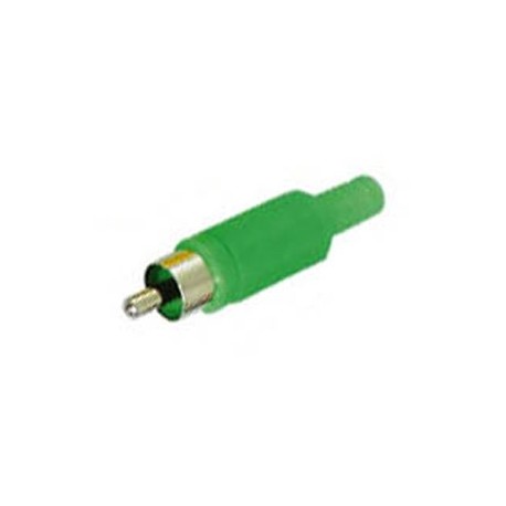 Connecteur RCA mâle (vert)