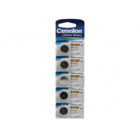 Piles Lithium 3V type CR1620 (5 pcs)