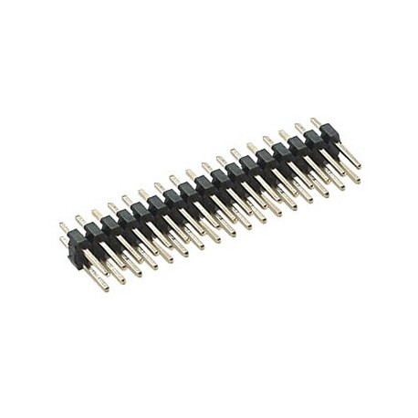 Connecteur mâle double rangée (2x17)