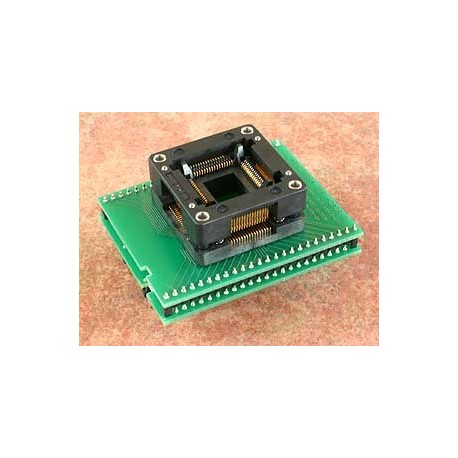 Adaptateur DIL48/TQFP64 ZIF HC908-2