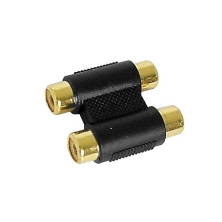 Coupleur 2xRCA femelle - 2xRCA femelle