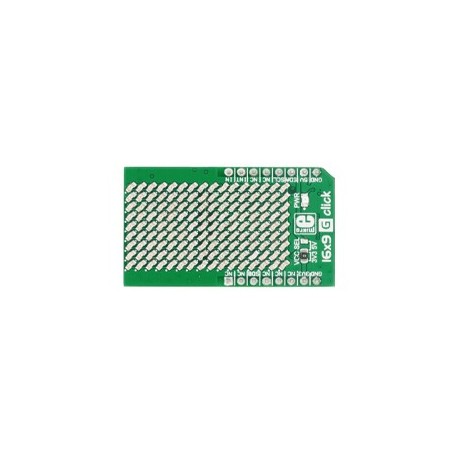 Module matrice à leds 16x9 G click MIKROE-2520