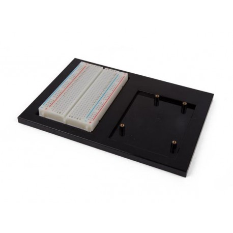 Plaque support avec breadboard pour carte Arduino®