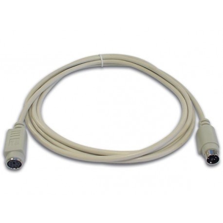 Cordon PS/2 mini-DIN6 mâle - femelle (2 m)