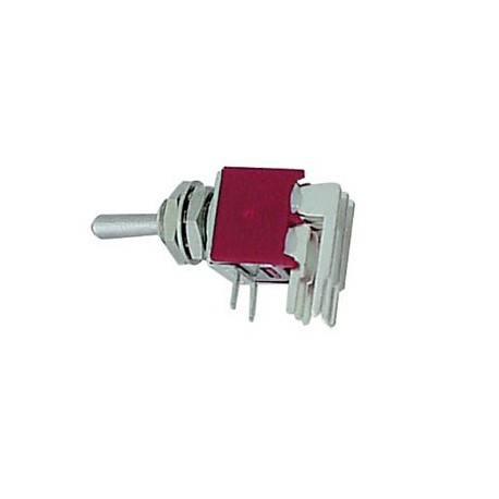 Interrupteur coudé mini levier 2xON-ON