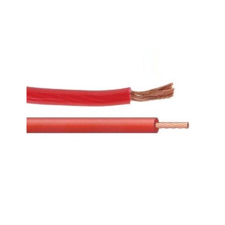 Câble OFC 1x6mm (rouge)