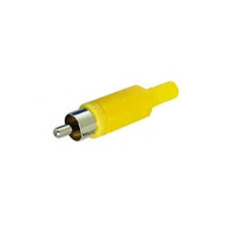 Connecteur RCA mâle (jaune)