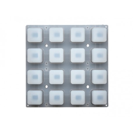 Boutons poussoirs souples 4x4 en silicone
