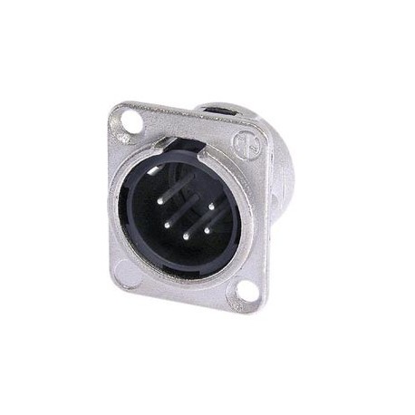 Embase XLR 5 points mâle type D