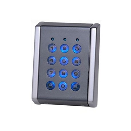 Clavier codé métal touches plastiques 4 relais