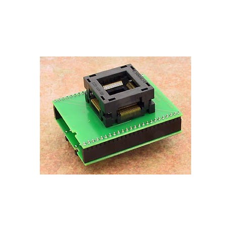 Adaptateur DIL48/QFP100-1 ZIF C8051