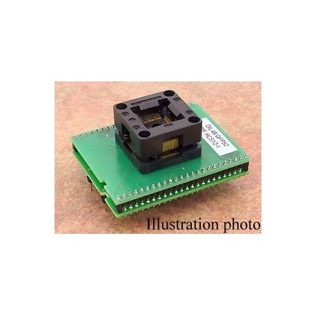 Adaptateur DIL48/QFP52 ZIF HC08-1
