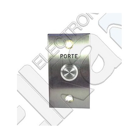 Plaque inox 90x50 mm pour PB