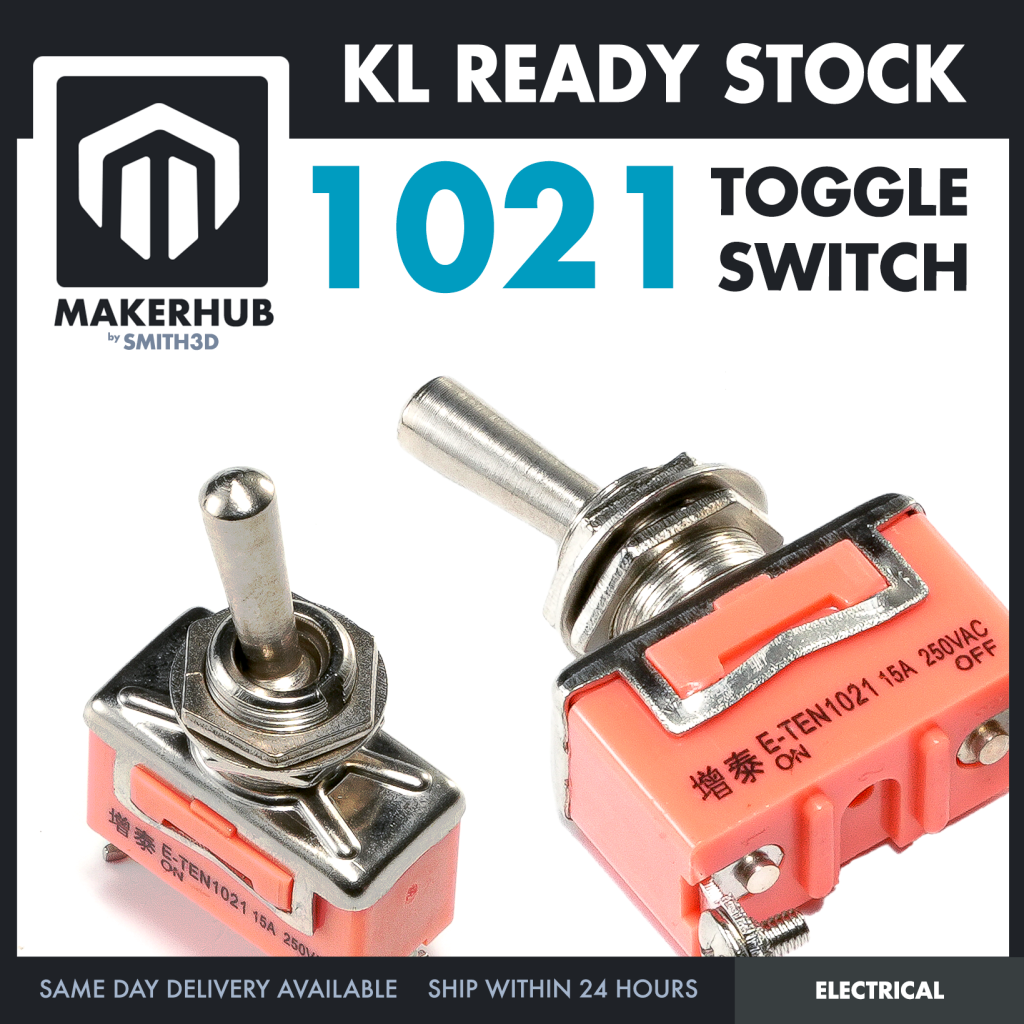 1021 SWITCH Mini Push Button Switch Self-Reset Momentary Tactile Switch Electronic Component DIY Arduino Project - MakerHub Malaysia: Robotic and Electronic Supplies