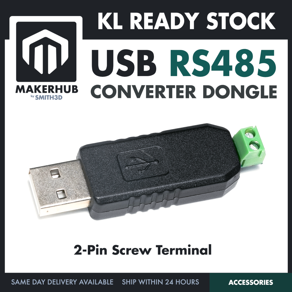 USB to RS485 Serial Converter Adapter Dongle Module for PC Industrial Communication - MakerHub Malaysia: Robotic and Electronic Supplies